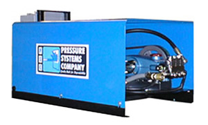 
				Product image of our Cold Water Stationary Pressure Washing Systems.