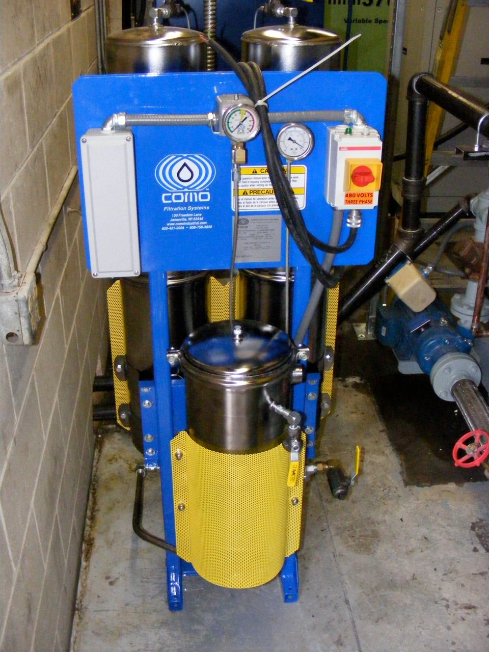 Additional product image of our Quench Oil Filtration Systems.
